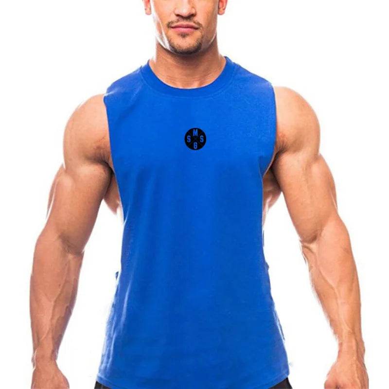 Muscleguys Men's Gym Tank Top - Low Cut Armholes for Fitness & Bodybuilding - Buy Center