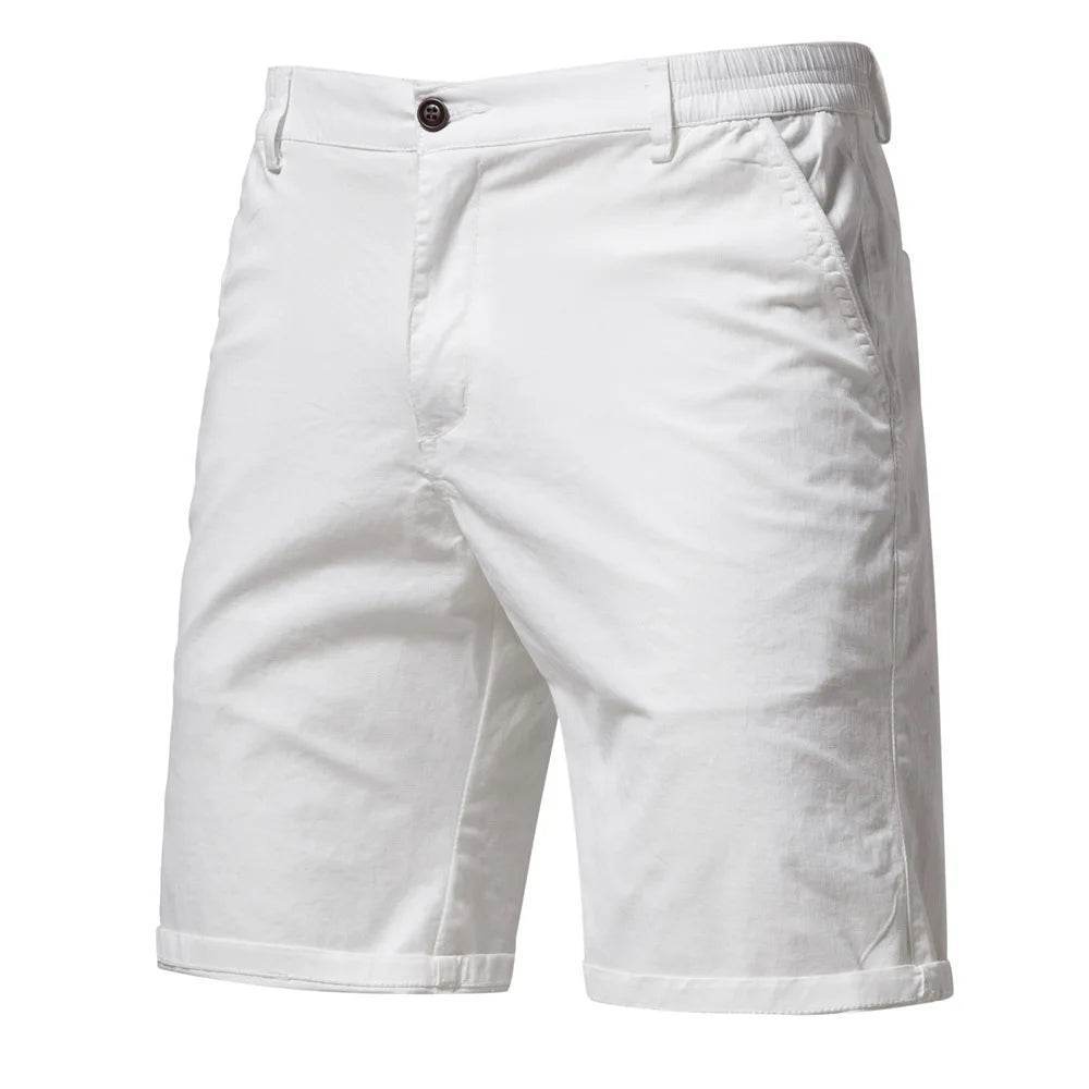 FANWEILIN Men's 100% Cotton Summer Cargo Shorts - Casual Bermuda Style - Buy Center