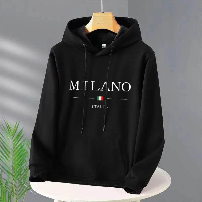 Luxury Milan Fashion Hoodies - Unisex Pullover for Casual Style - Buy Center