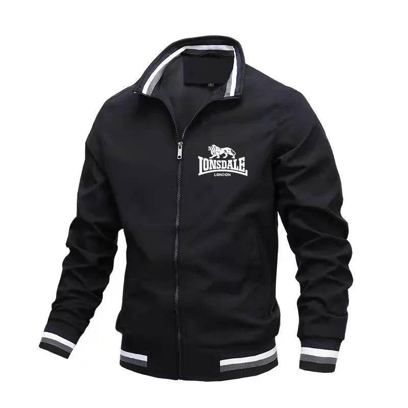 LONSDALE Men's Windbreaker Jacket - Casual Military Style for All Seasons - Buy Center
