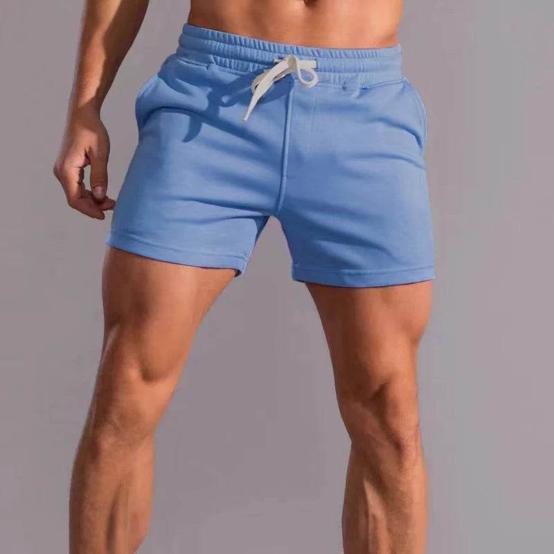 Men's American Cotton Sports Shorts - Gray, Stretchy & Lightweight - Buy Center