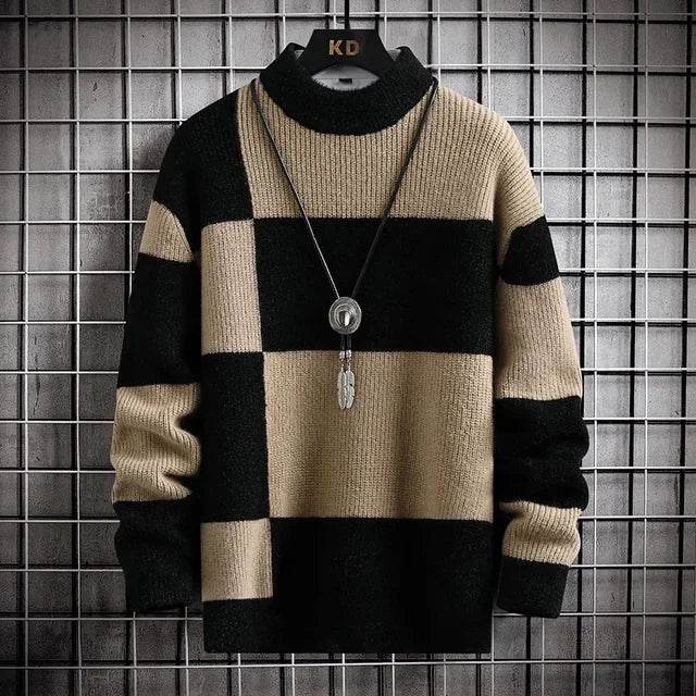2024-2025 Men's Casual Knitted Pullover - Warm Autumn Winter Sweater - Buy Center