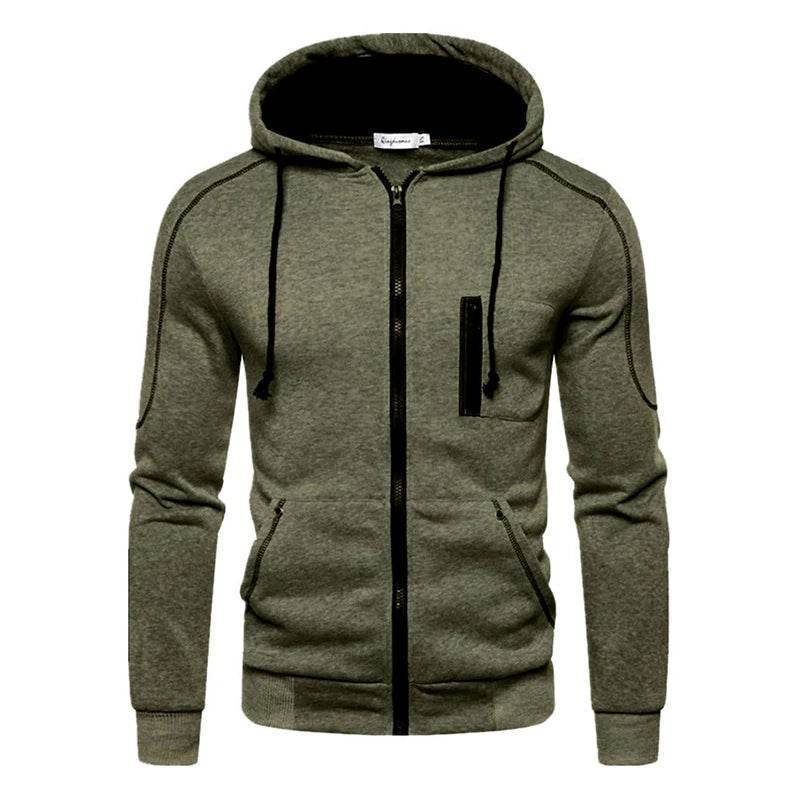 Street Ninjas Men's Zip Up Hoodie - Fleece Lined Casual Jacket - Buy Center