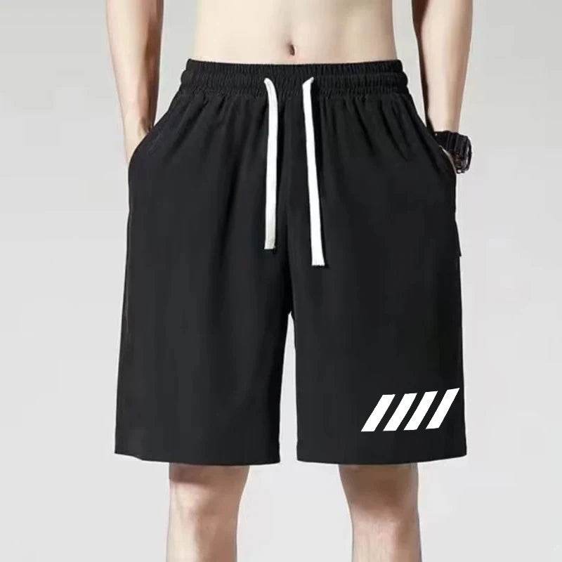 2024 Men's Summer Ice Silk Shorts - Quick Dry Casual Sportswear - Buy Center