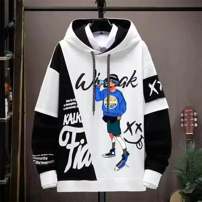 2024 Men's Graphic Hoodie - Casual Hip Hop Style for Streetwear Lovers - Buy Center