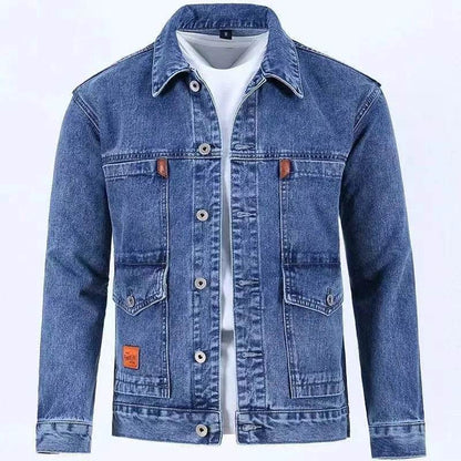 KOLMAKOV Solid Color Denim Jacket - Casual, Comfortable & Loose Fit for Men - Buy Center