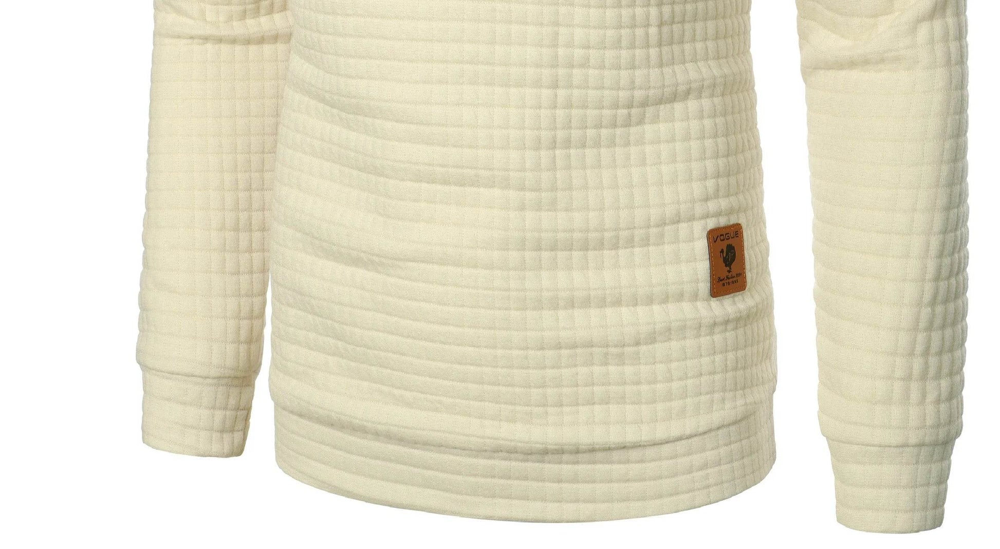 Men's Jacquard Plaid Hoodie - Warm Casual Long Sleeve Sweatshirt - Buy Center