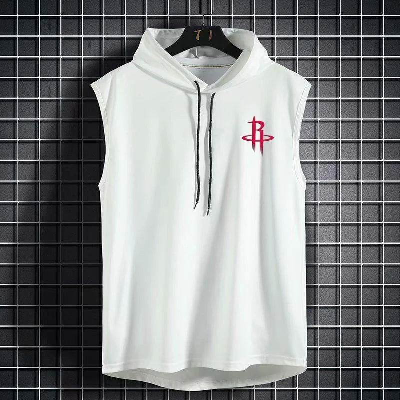 Summer Basketball Hooded Vest - Breathable Quick-Dry Sleeveless Top - Buy Center