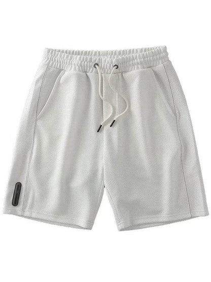 Bakorobaty Men's Summer Waffle Y2K Shorts - Casual Drawstring Bermuda - Buy Center