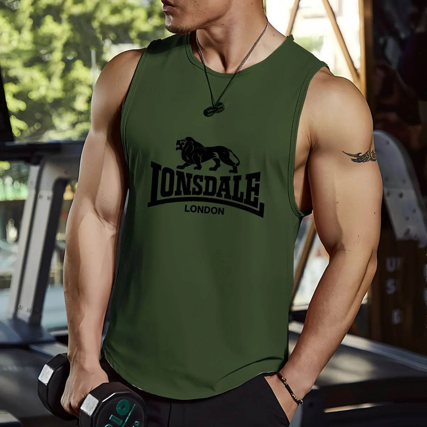 Funny Letter Print Men's Vest - Quick Dry Breathable Tank Top for Summer - Buy Center