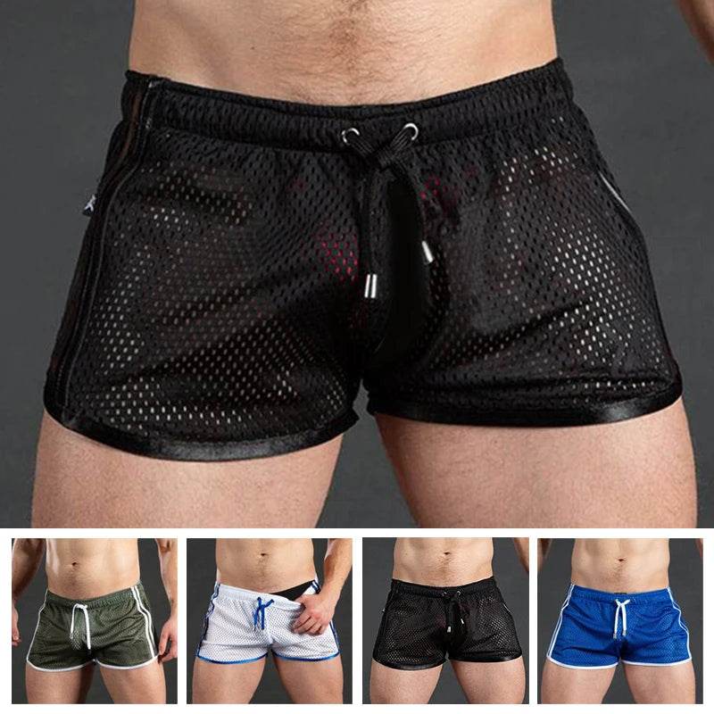Men's Quick Drying Sports Shorts - Breathable Mesh Gym & Casual Wear - Buy Center