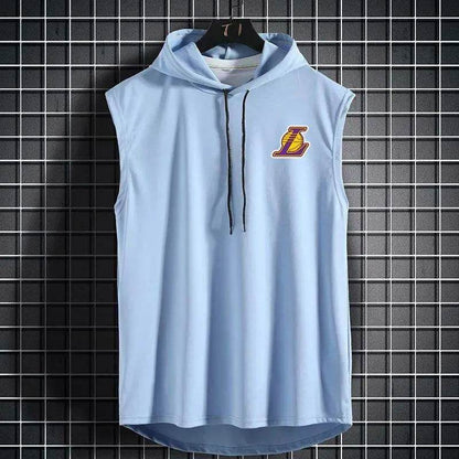 Summer Basketball Hooded Vest - Breathable Quick-Dry Sleeveless Top - Buy Center