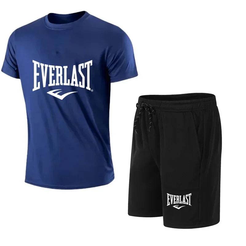 EVERLAST Men's T-Shirt and Shorts Set - Sporty Leisure Wear for Summer - Buy Center