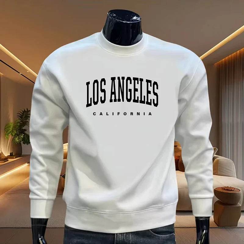 2025 Men's Fashion Printed Hoodie - Casual O-Neck Pullover for Autumn - Buy Center