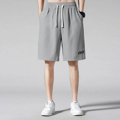 2024 Men's Summer Ice Silk Shorts - Quick Dry Casual Sportswear - Buy Center
