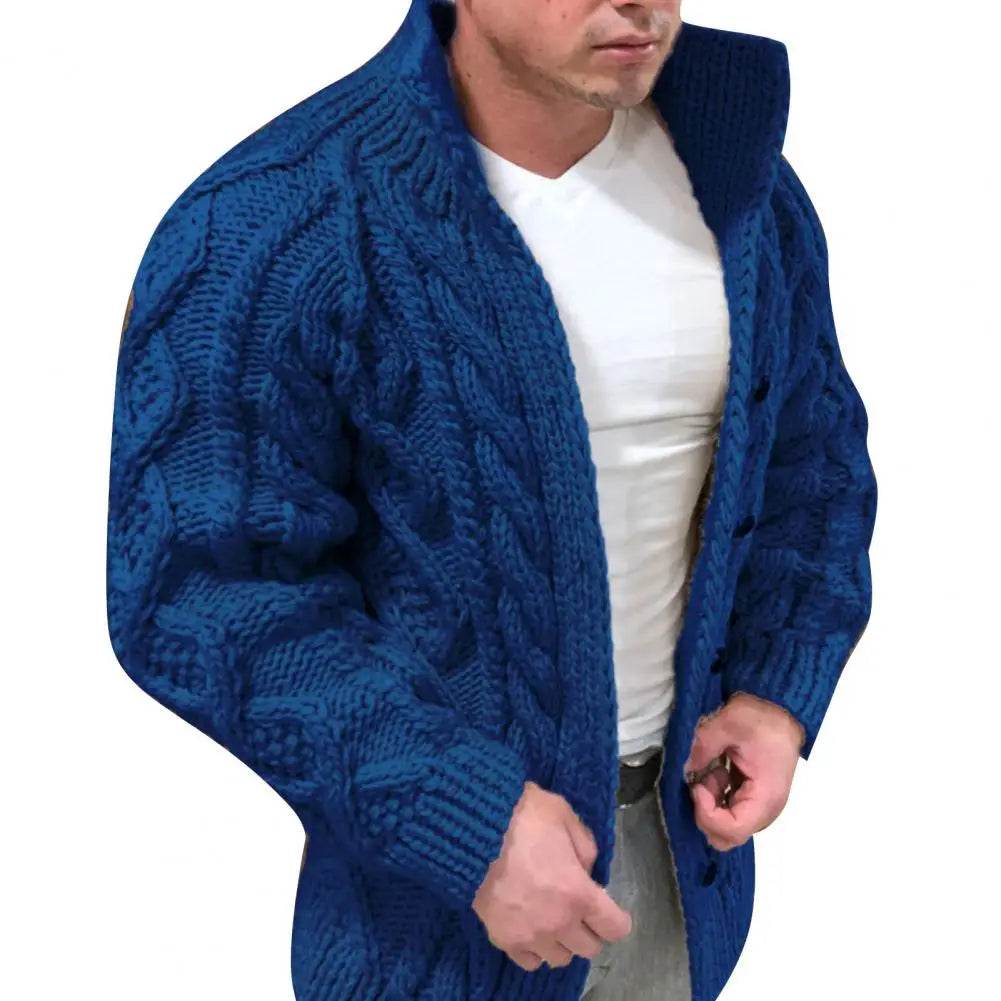 SANWOOD Men's Knitted Cardigan - Warm, Casual & Stylish for Winter - Buy Center