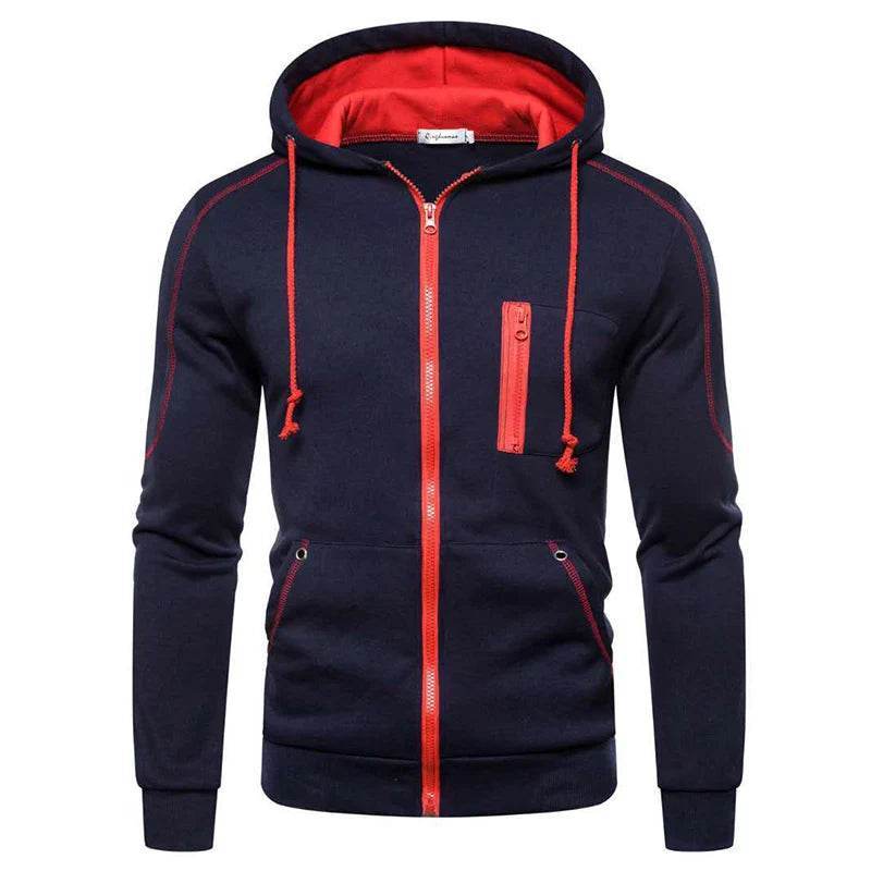 Street Ninjas Men's Zip Up Hoodie - Fleece Lined Casual Jacket - Buy Center