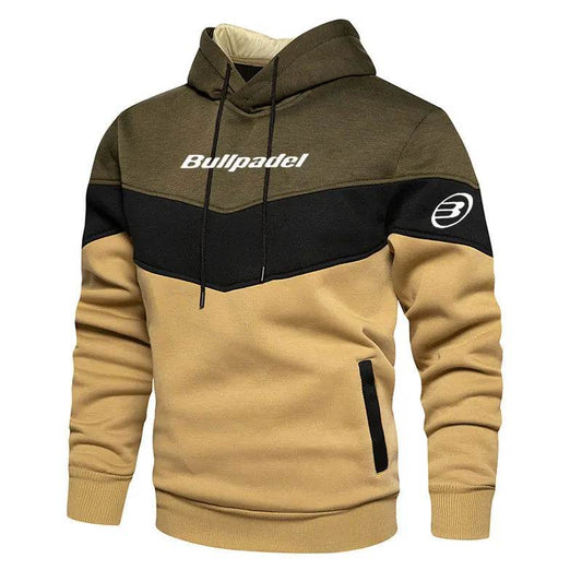 Men’s Trendy Letter Printed Hoodie - Fleece Pullover for Casual Style - Buy Center