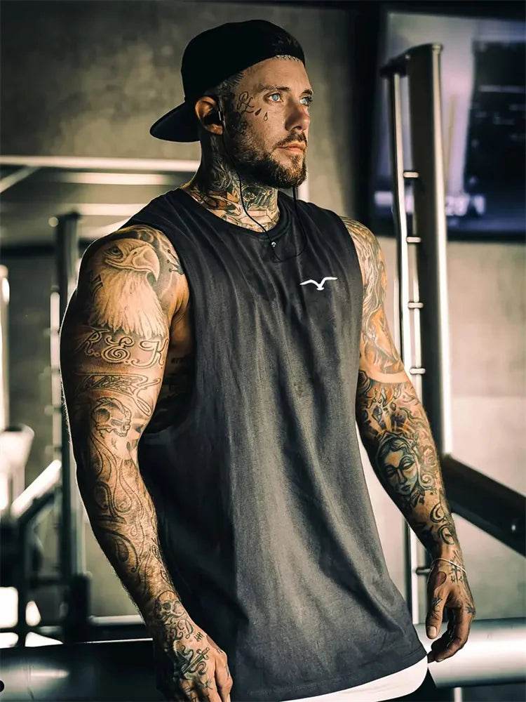 GPBD Men's Summer Crew Neck Mesh Vest - Breathable Quick Drying Top - Buy Center