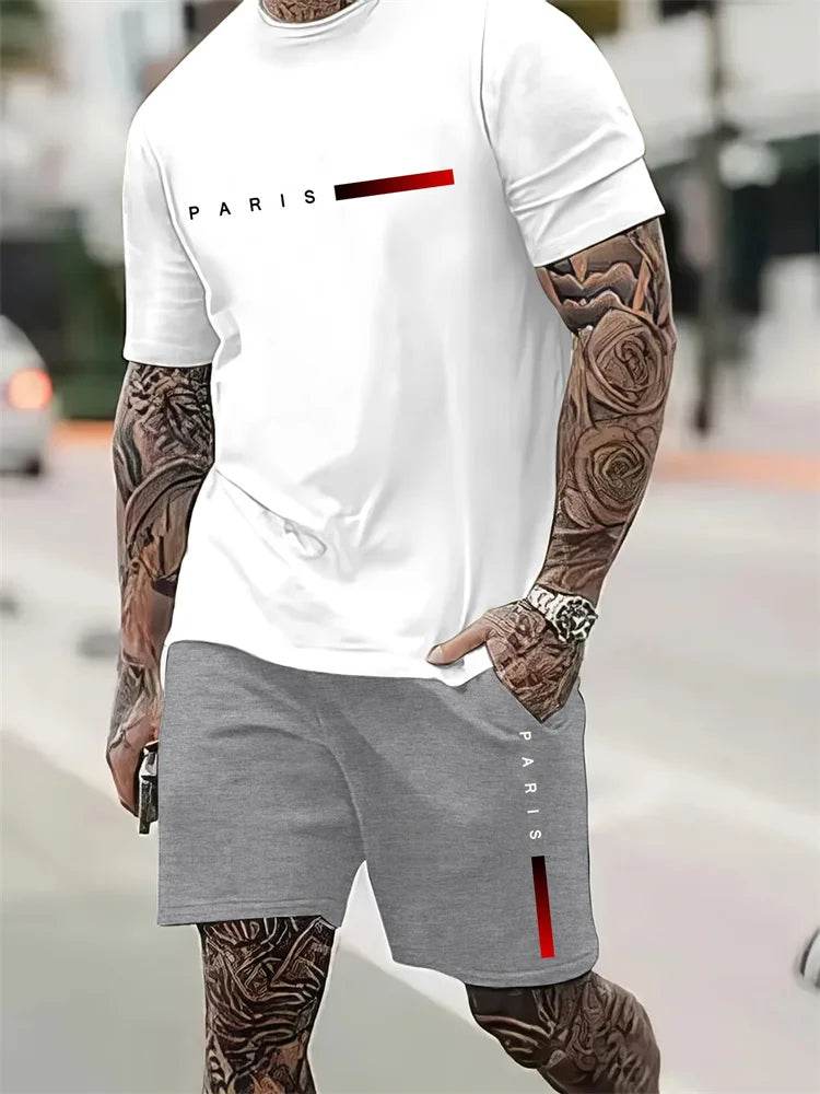 YEAE Men's Summer Casual Suit - Breathable Short Sleeve Set - Buy Center
