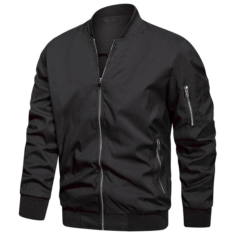 ReFire Gear Men's Lightweight Bomber Jacket - Casual Spring & Autumn Style - Buy Center