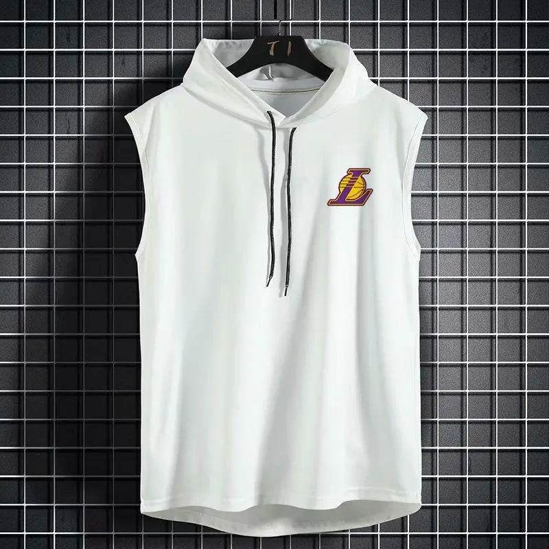 Summer Basketball Hooded Vest - Breathable Quick-Dry Sleeveless Top - Buy Center