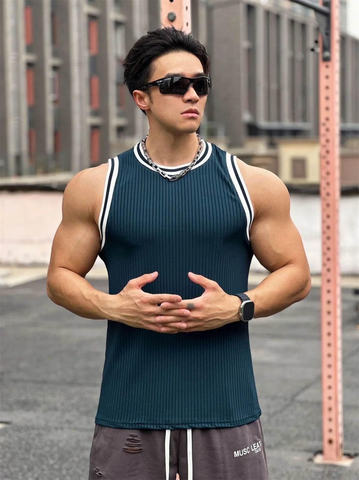 Summer Men's Bodybuilding Tank Top - Casual Sleeveless Gym Shirt - Buy Center
