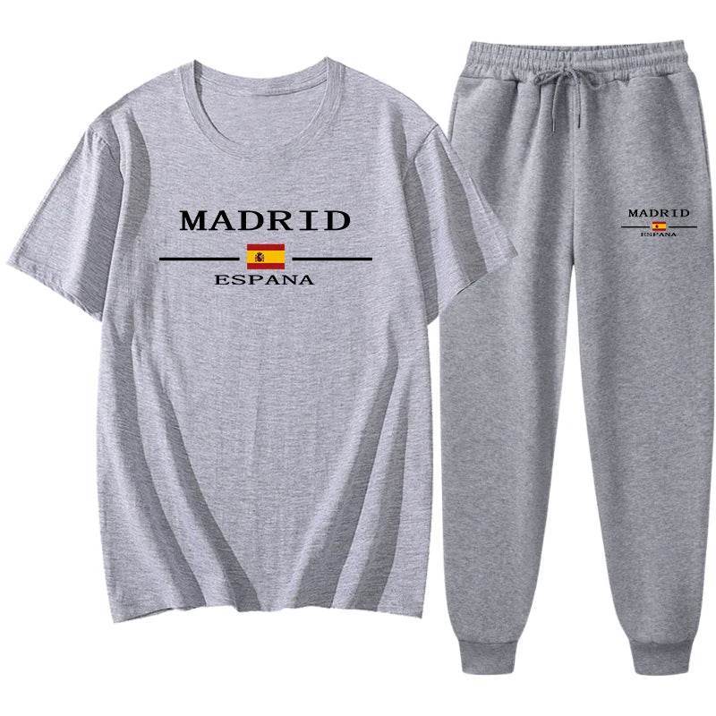 TLIT Men's Casual Sports Suit - 2pcs Pure Cotton Tracksuit Set - Buy Center