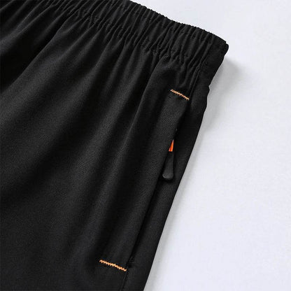Comfortable Men's Sports Shorts - Elastic Waist, Breathable Casual Wear - Buy Center