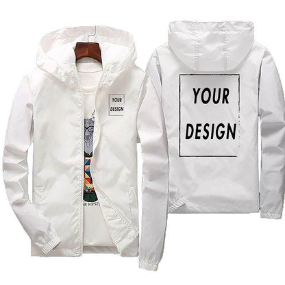 Custom Men's Waterproof Autumn Jacket - Warm Windbreaker in 6XL Sizes - Buy Center