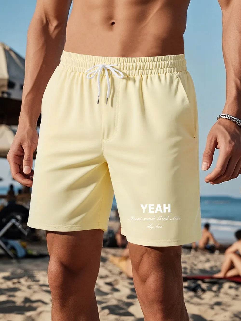 TOQUCL Men's Lightweight Fitness Shorts - Breathable Quick-Dry Casual Style - Buy Center