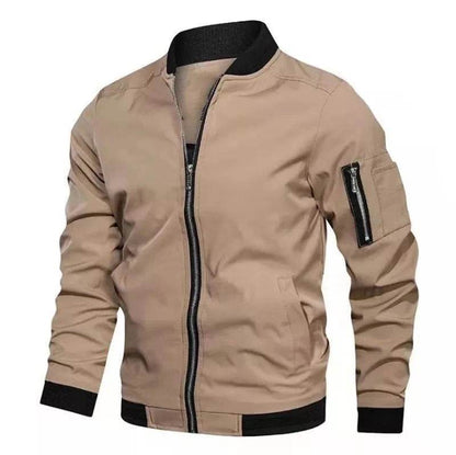 DIMUSI Men's Lightweight Bomber Jacket - Casual Windbreaker with Pockets - Buy Center