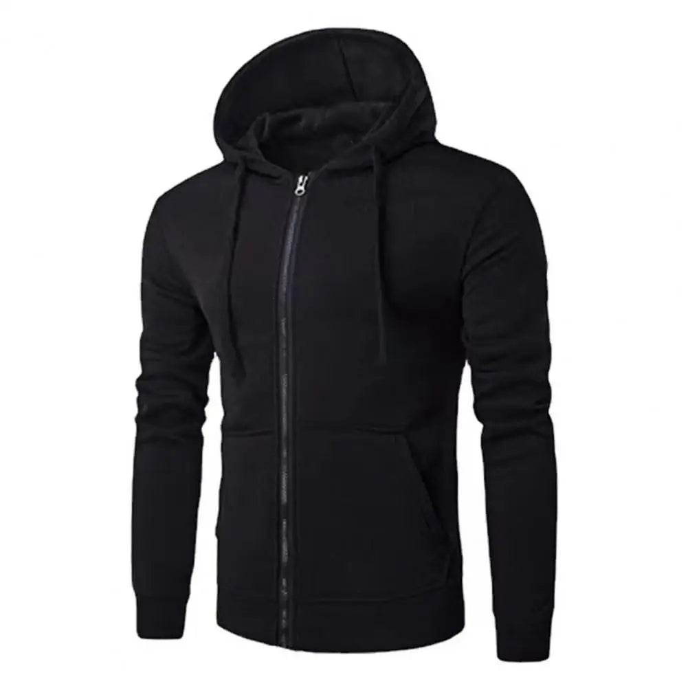 Men's Autumn Zipper Hoodie - Slim Fit Long Sleeve Sweatshirt Jacket - Buy Center