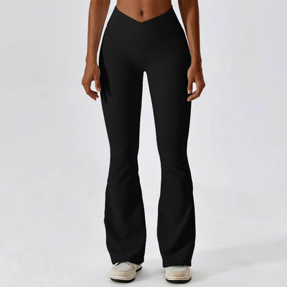SWELTERING High Waist Flare Leggings for Women - Gym & Dance Fit - Buy Center