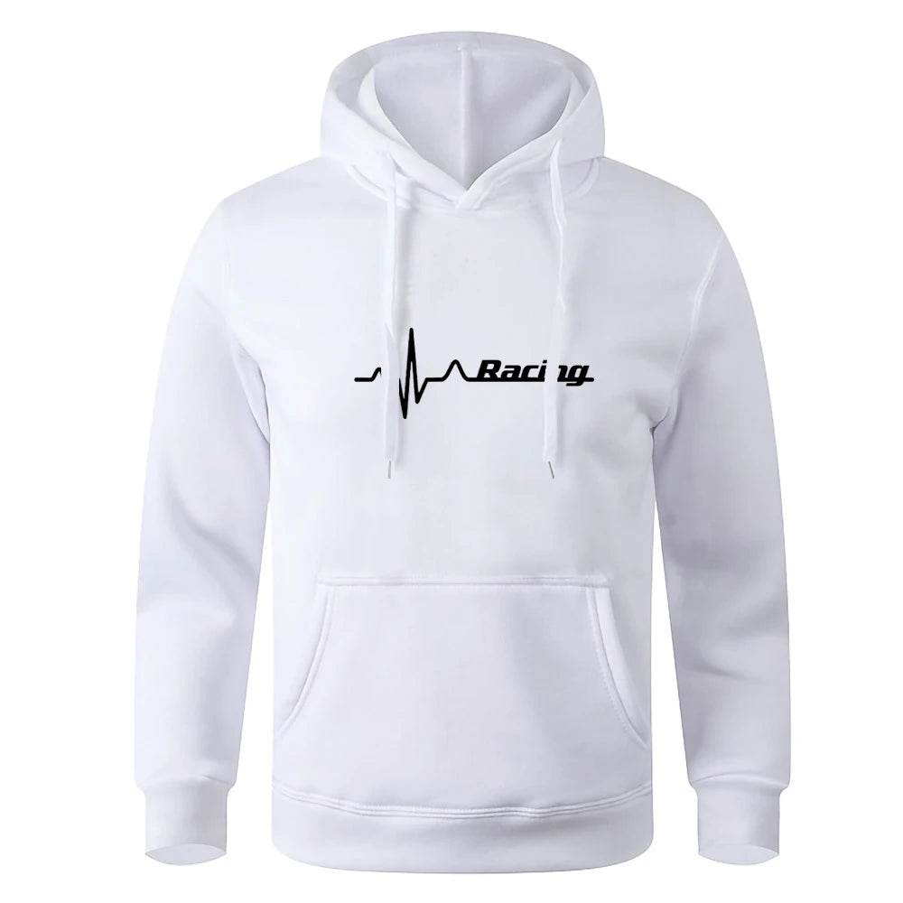 Autumn Winter Pullover Hoodies for Men & Women - Racing Print Style - Buy Center