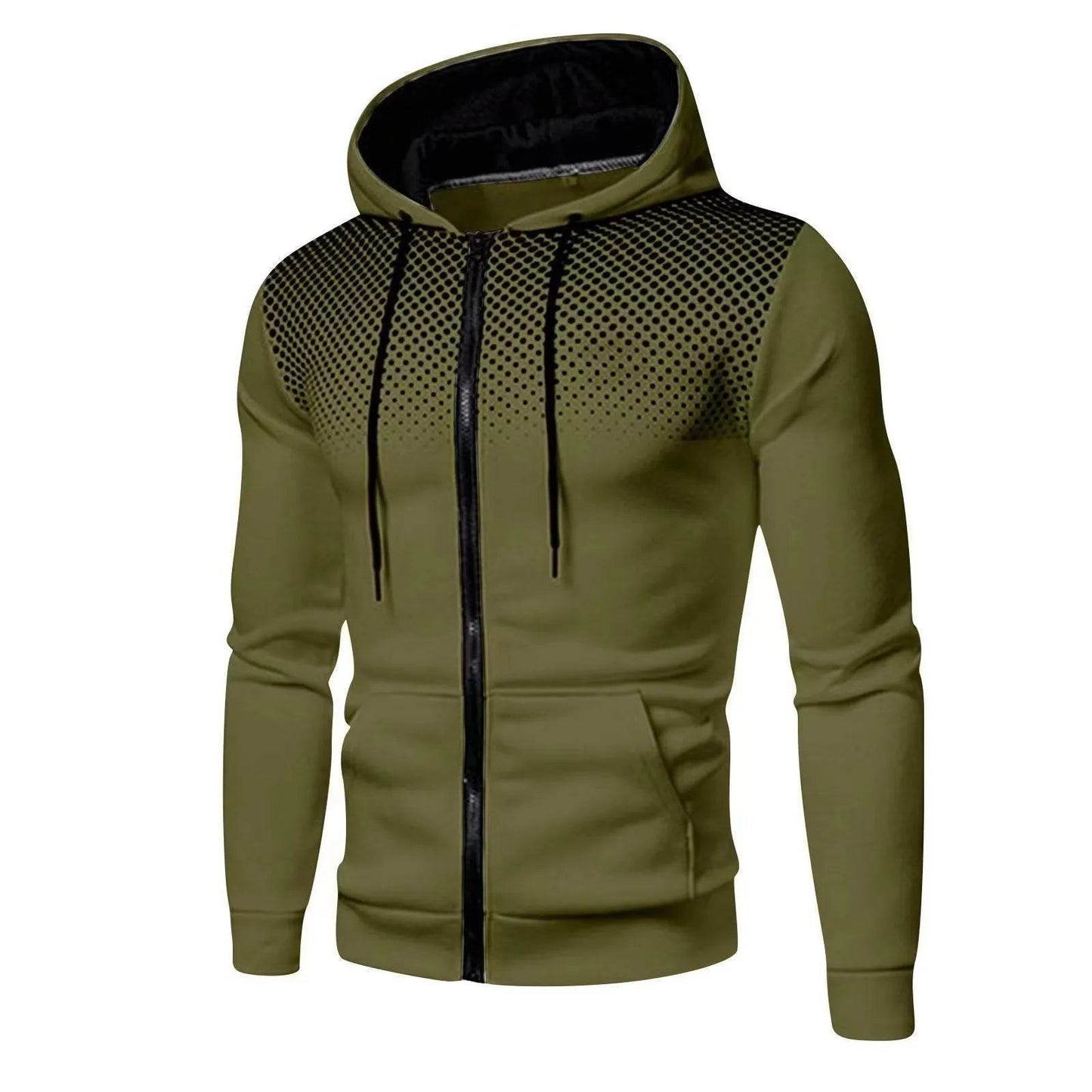 2024 Men's Hoodie Jacket - Casual Zipper Pullover for Spring & Autumn - Buy Center