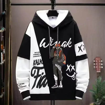 2024 Men's Graphic Hoodie - Casual Hip Hop Style for Streetwear Lovers - Buy Center