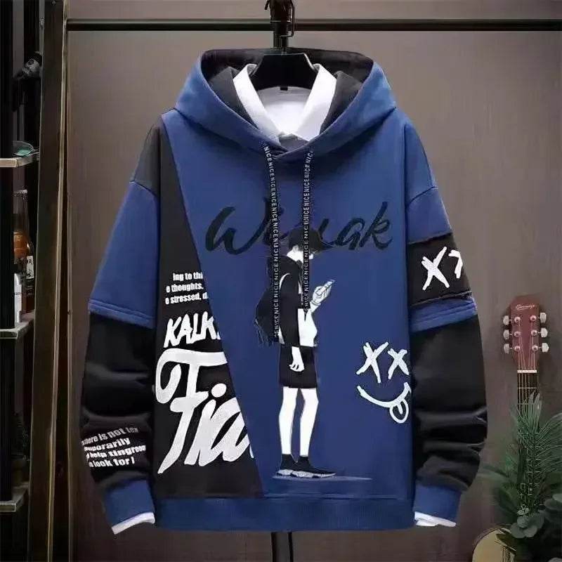 2024 Men's Graphic Hoodie - Casual Hip Hop Style for Streetwear Lovers - Buy Center