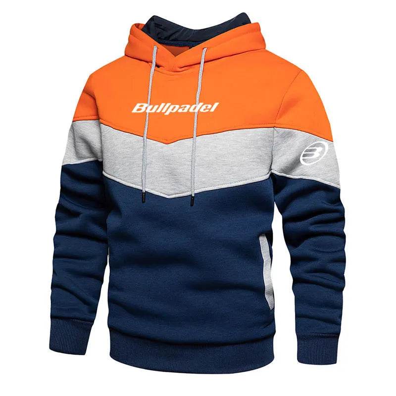 Men’s Trendy Letter Printed Hoodie - Fleece Pullover for Casual Style - Buy Center