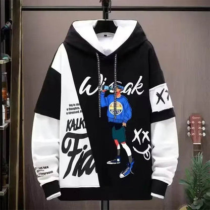 2024 Men's Graphic Hoodie - Casual Hip Hop Style for Streetwear Lovers - Buy Center