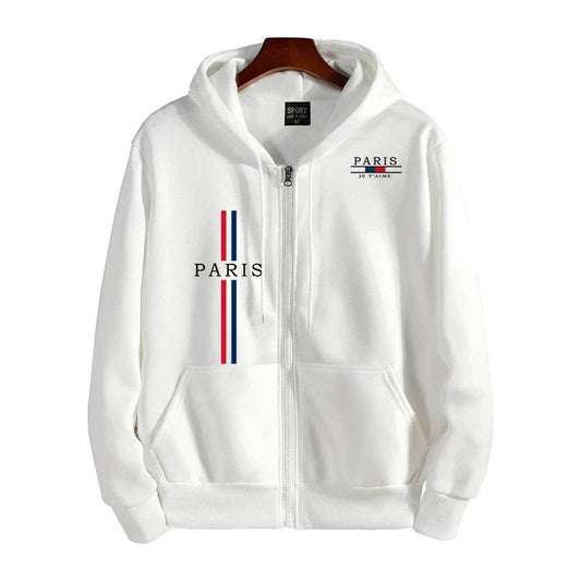 TLIT Men's Hooded Zipper Jacket - All Season Casual Streetwear - Buy Center