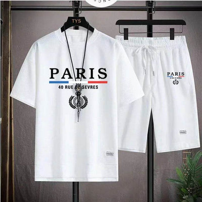 Men's Casual T-Shirt and Shorts Set - Summer Fashion Comfort - Buy Center