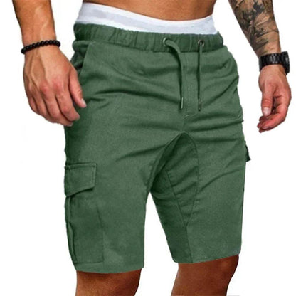 Men's Summer Sports Shorts - Casual Solid Color Active Wear for Running - Buy Center