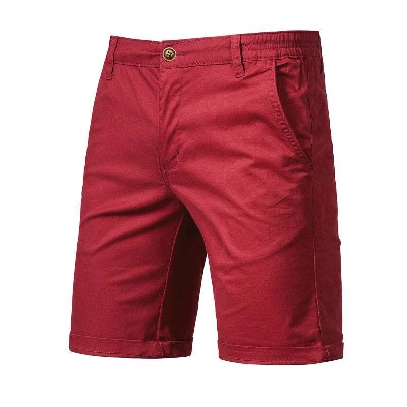 FANWEILIN Men's 100% Cotton Summer Cargo Shorts - Casual Bermuda Style - Buy Center