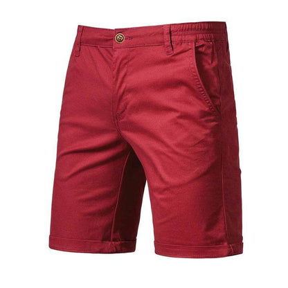FANWEILIN Men's 100% Cotton Summer Cargo Shorts - Casual Bermuda Style - Buy Center