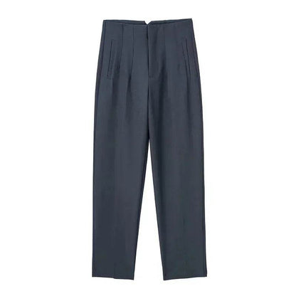 TRAF High Waist Women's Trousers - Office Wear & Casual Style - Buy Center