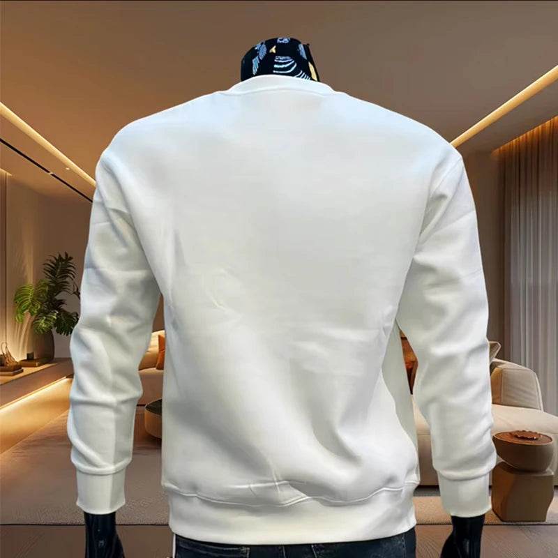 TLIT Men's O-neck Hoodies - Casual Longsleeve Pullover for Spring & Autumn - Buy Center