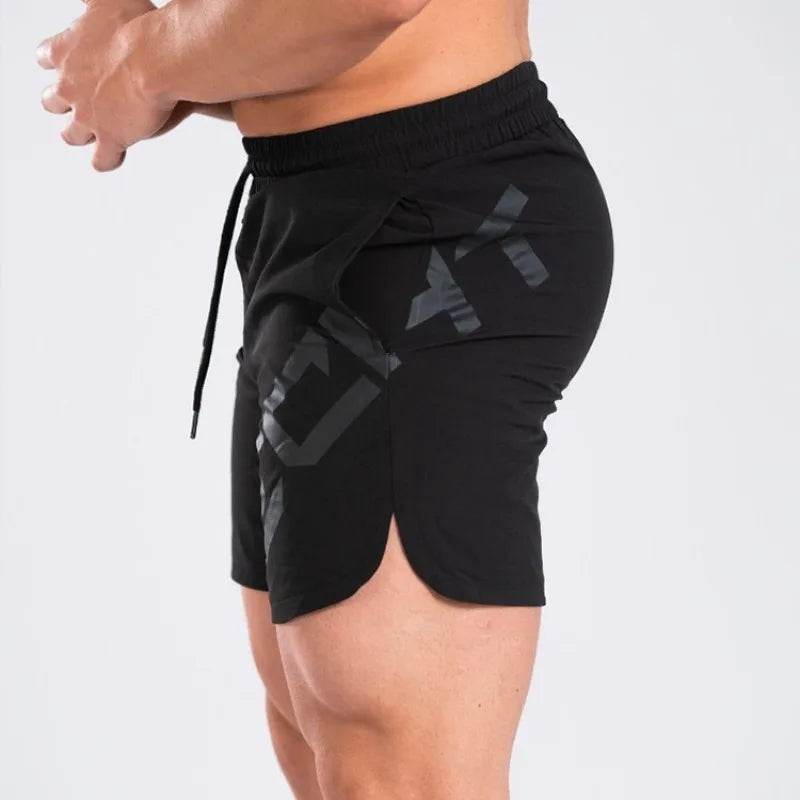 FITNESSTELE Men's Casual Summer Gym Shorts - Quick Dry & Skinny Fit - Buy Center