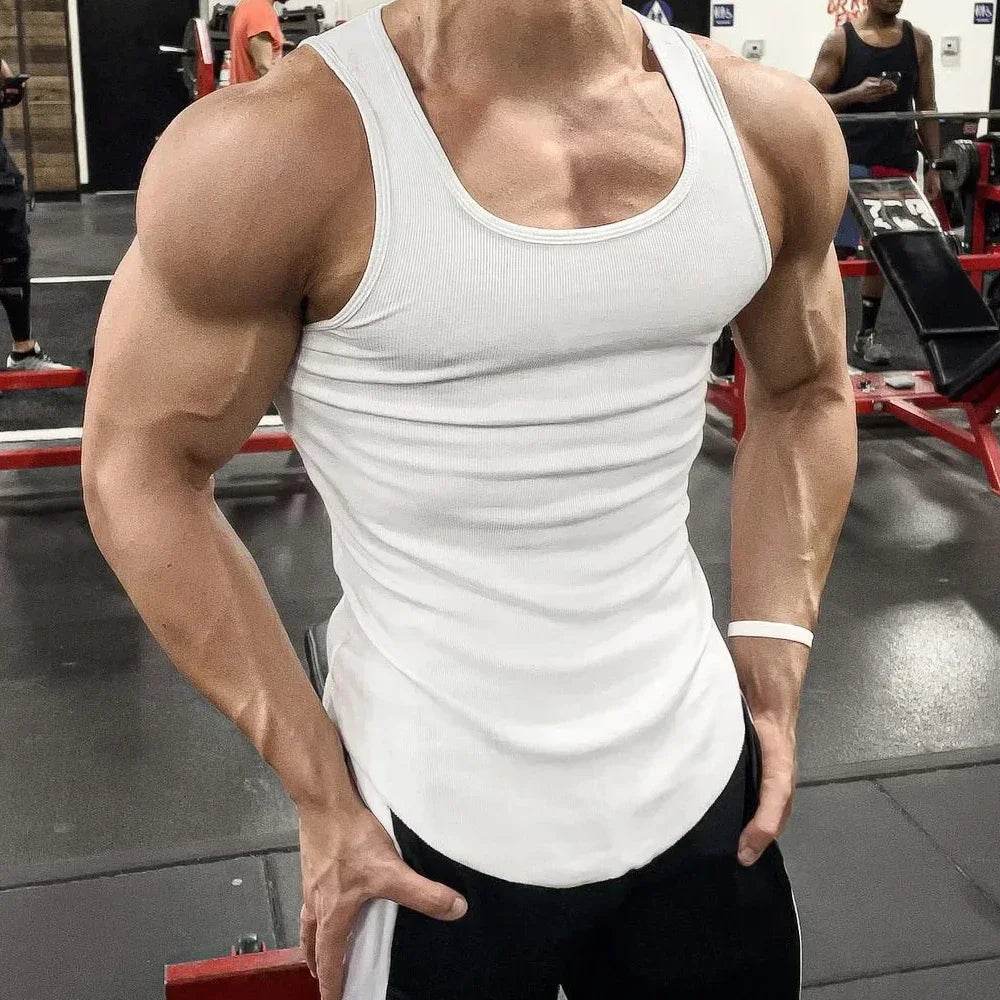 Men's Breathable Slim Fit Vest - Summer Gym Tank Top for Running - Buy Center