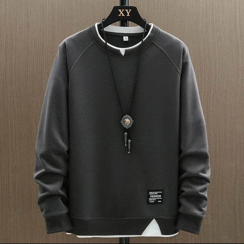 FAVOCENT Men's Casual Sweatshirt - Harajuku O-Neck Fashion Hoodie - Buy Center